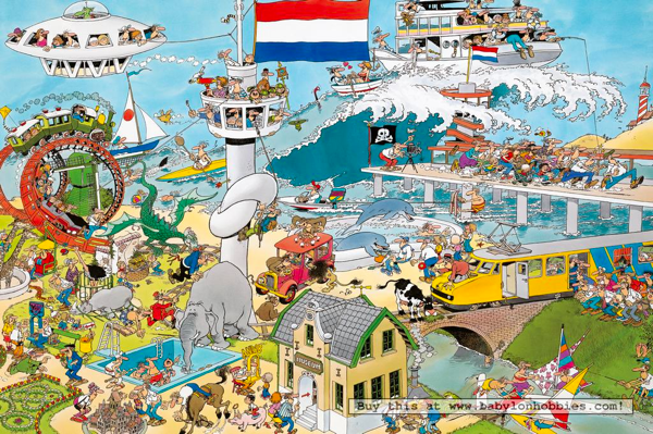 Jan Van Haasteren Over land en zee