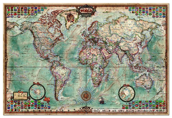 4000 St - Map Of The World (Door Educa)  4000 St - Map Of The World (Door Educa)  4000 St - Map Of The World (Door Educa)