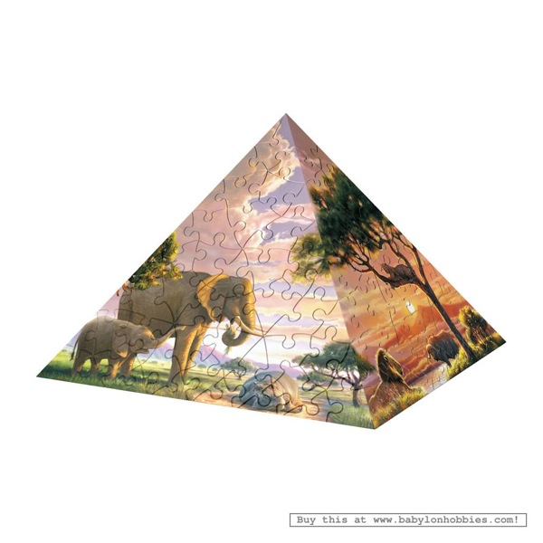 240 St - Sfeervol Afrika - PuzzlePyramid (Door Ravensburger)