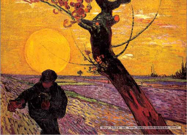 1000 St - SAEMANN BEI UNTERGEHENDER SONNE - Van Gogh (Door Ricordi)